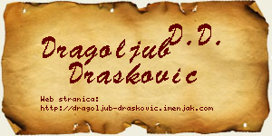 Dragoljub Drašković vizit kartica